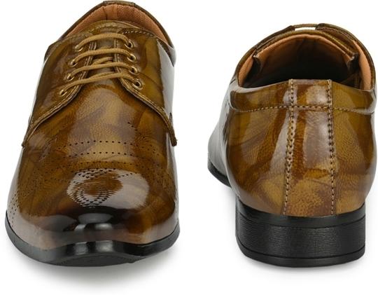 John Karsun Men Tan Formal Shoes