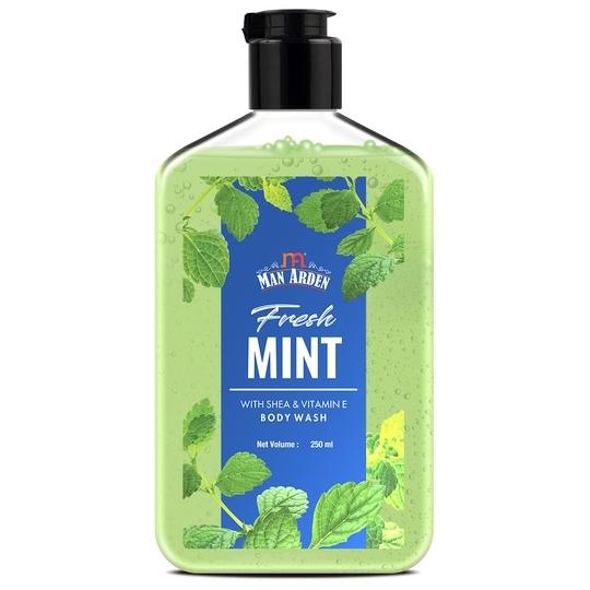 Man Arden Fresh Mint Luxury Body Wash Infused With Shea Butter & Vitamin E, 250ml