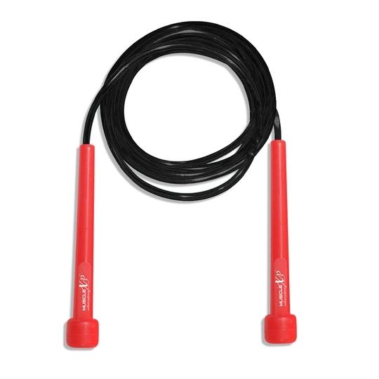 MuscleXP Skipping Rope (Jumping Rope) for Men, Women & Children, Tangle Free Jumping Rope for Kids (Orange / Black)