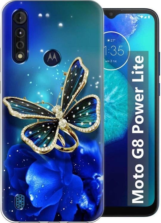 Fashionury Back Cover for Motorola Moto G8 Power Lite (Multicolor, Grip Case, Silicon, Pack of: 1)