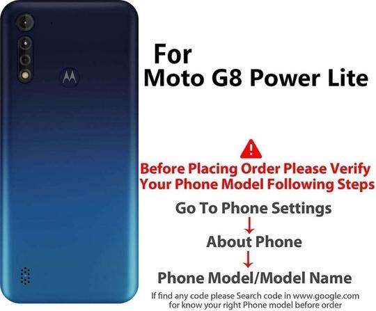 Fashionury Back Cover for Motorola Moto G8 Power Lite (Multicolor, Grip Case, Silicon, Pack of: 1)