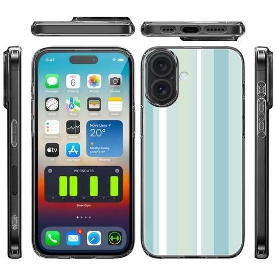 Fashionury Designer Soft Back Cover Case Compatible for Apple iPhone 16, Printed,Transparent,Flexible, Silicon for Apple iPhone 16 -D3006