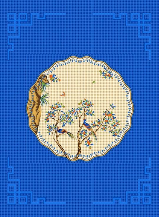UniqChoice Blue Color 100% Cotton Jaipuri Printed Single bedsheet With 1 Pillow Cover 150 x 220 Cm(1+1_Single_96_Blue_89)