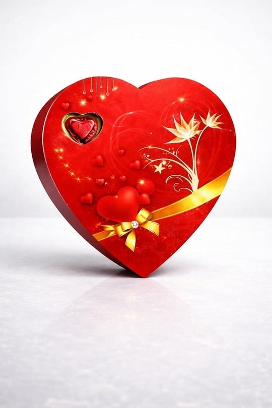 Ahuja Mart Premium Chocolate Gift Combo - Red Heart-Shaped Chocolate Box (11 Pcs) & 150g Amul Milk Chocolate Bar - Ideal for Gifting, Birthdays & Anniversaries