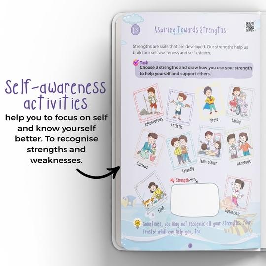 SAAR Education (I) Pvt. Ltd. Learning Skills for Life - Grade 2 by Saar Education | 60+ Social Emotional Activities for Kids | Build Confidence, Growth Mindset & Friendships | Age 5-7 Workbook