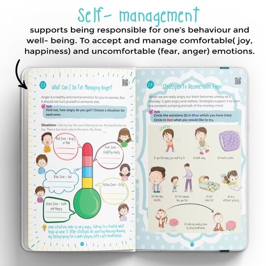 SAAR Education (I) Pvt. Ltd. Learning Skills for Life - Grade 1 by Saar Education | 60+ Social Emotional Activities for Kids | Build Confidence, Growth Mindset & Friendships | Age 5-7 Workbook