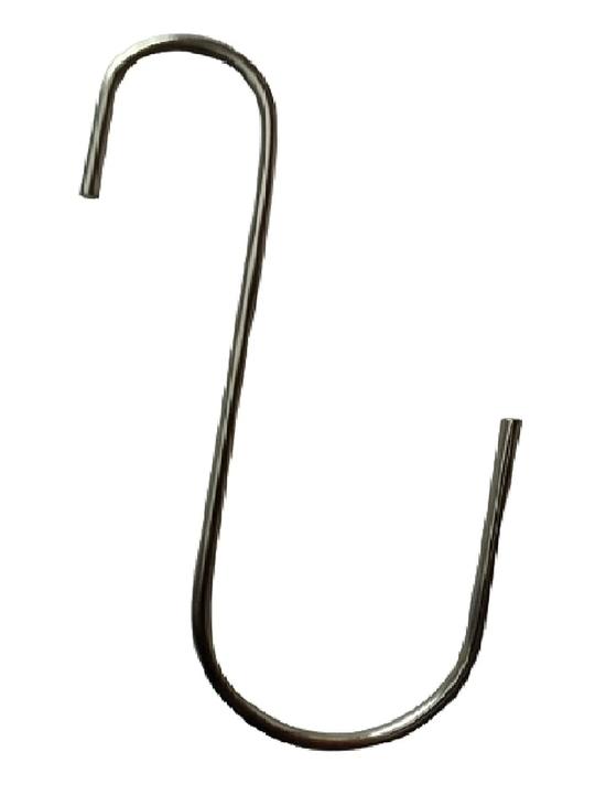 Q1 Beads Steel Stainless Steel S Shaped Hooks - 2 inch (pack of 18)