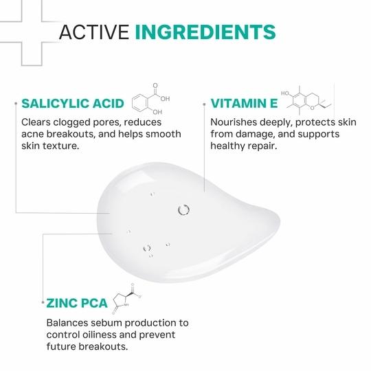 DERMATOUCH Salicylic Acid 2% Face Wash | For Acne & Oil Control | Suitable to All Skin Types | For both Men & Women | 50ml