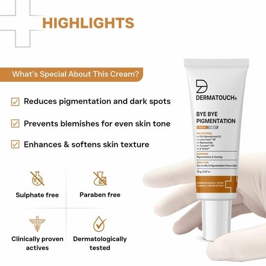 DERMATOUCH Bye Bye Pigmentation Cream - 19G