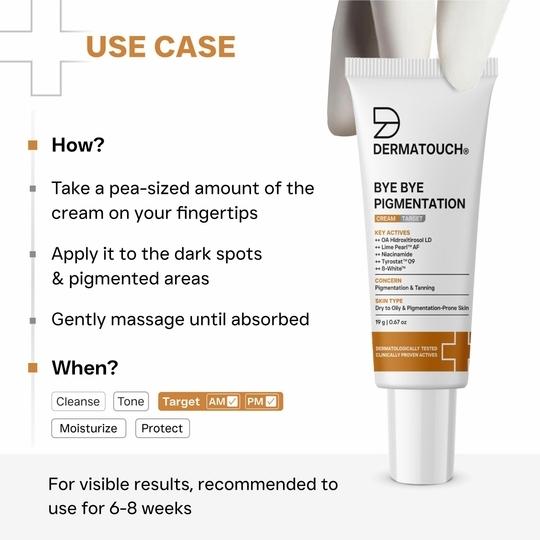 DERMATOUCH Bye Bye Pigmentation Cream - 19G