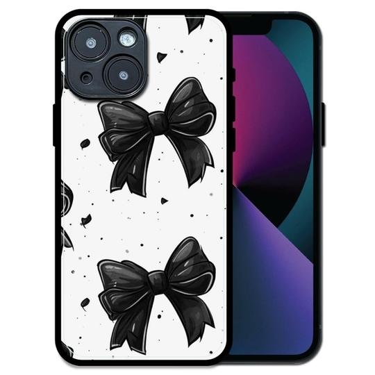 PHONE ANTICS 2D POLKA DOTS BOWS ARMOR CASE FOR IPHONE SHOCKPROOF SLIM FIT BACK COVER MATTE FINISH HARD SHELL DROP PROTECTION CASE FOR APPLE IPHONE 13 MINI
