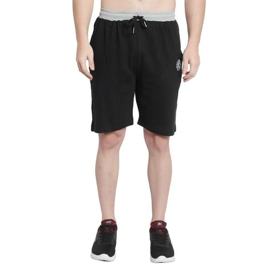 Oora Men Black Pack Of 3 Sports Shorts