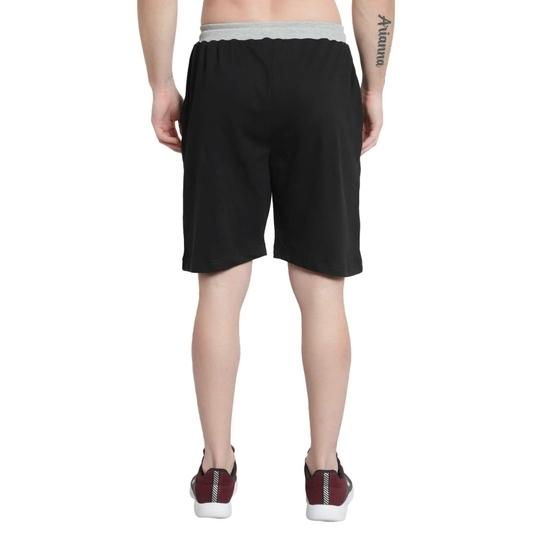 Oora Men Black Pack Of 3 Sports Shorts
