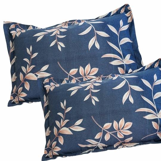 SAVORA LIFESTYLE Set of 2 Queen Size Cotton Bedsheet with 2 Pillow Covers 90x100 Inches Soft Breathable Printed Double Bed Sheet for Home Bedroom, Combo 05