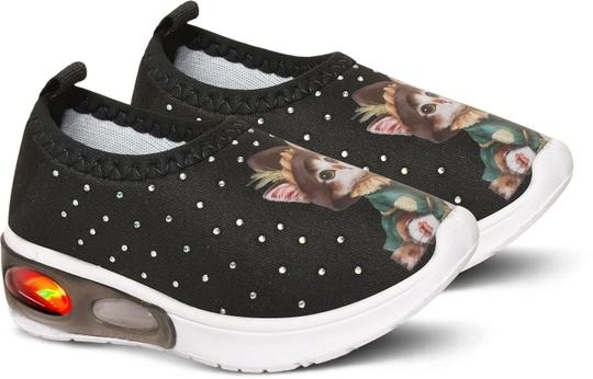 Firstcliq Slip-On-Running Shoes For Girls Kids Sports Shoes for GirlsCAT-REAL-BK-11