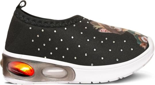 Firstcliq Slip-On-Running Shoes For Girls Kids Sports Shoes for GirlsCAT-REAL-BK-11