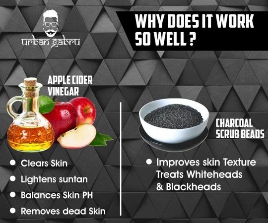 Urban Gabru Charcoal Face Wash - 120 g