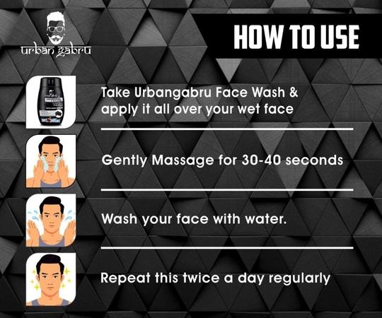 Urban Gabru Charcoal Face Wash - 120 g