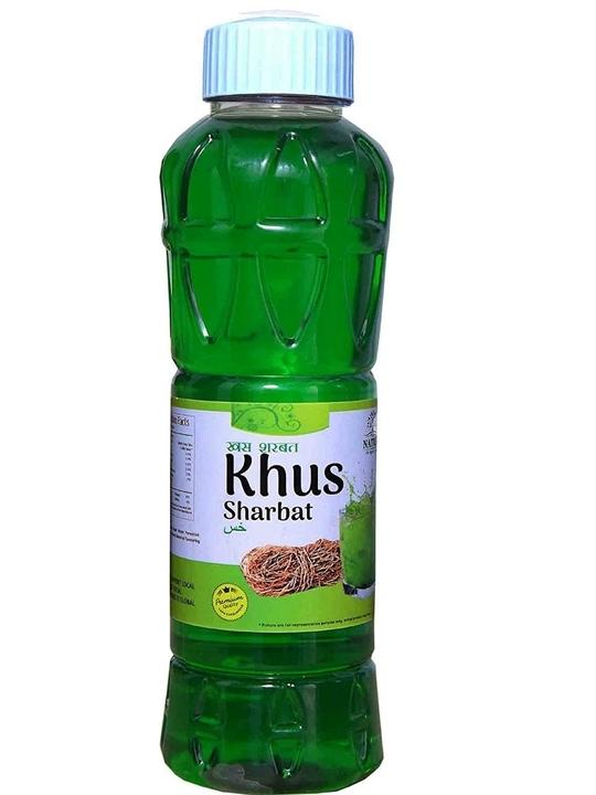 Natraj The Right Choice Khus Sharbat and Orange Sharbat Syrup - (750 X 2= 1500ml)  (Pack of 2)