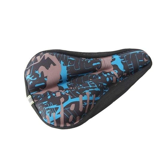 FCCRACING Soft Bicycle Silicone Gel Saddle Seat & Cycling Cushion Pad Bike Cycle Gel Cover for Mountain Bikes (Yellow)