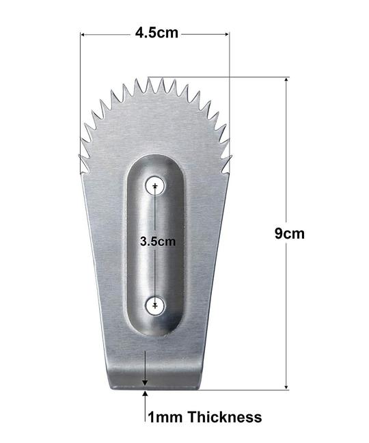 LJL Traders Stainless Coconut Scraper Spare Blade and Screws