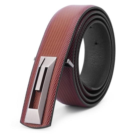 Kastner Mens Formal & Casual Pin Closer PU Tan Belt
