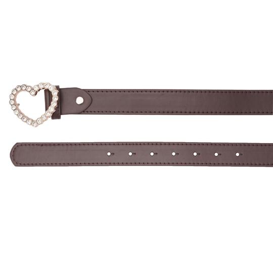 Kastner Women's Brown PU Leather Casual & Formal Belt with Classic Pin Buckle
