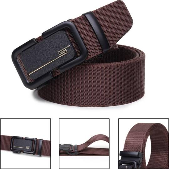 Kastner Mens Canvas Belt Stylish & Durable Casual Formal Belt with Classic Autolock Buckle.