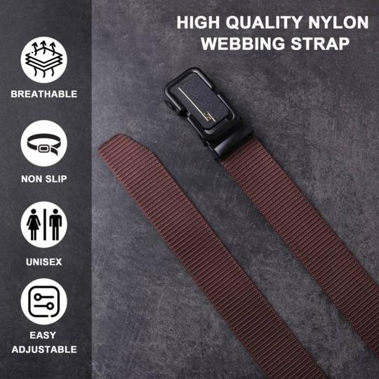 Kastner Mens Canvas Belt Stylish & Durable Casual Formal Belt with Classic Autolock Buckle.