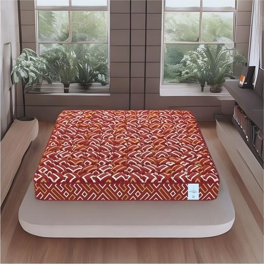 SLEEPSPA BACK SUPPORT Orthosense Cocopedic Tech. 6 Queen Mattress | 5 Years Warranty |Medium Firm
 Mattress | Coir Foam Mattress (75X66X6 Inches, Queen Size Mattress, Maroon)