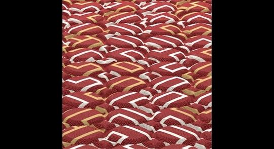 SLEEPSPA BACK SUPPORT Orthosense Cocopedic Tech. 6 Queen Mattress | 5 Years Warranty |Medium Firm
 Mattress | Coir Foam Mattress (75X66X6 Inches, Queen Size Mattress, Maroon)