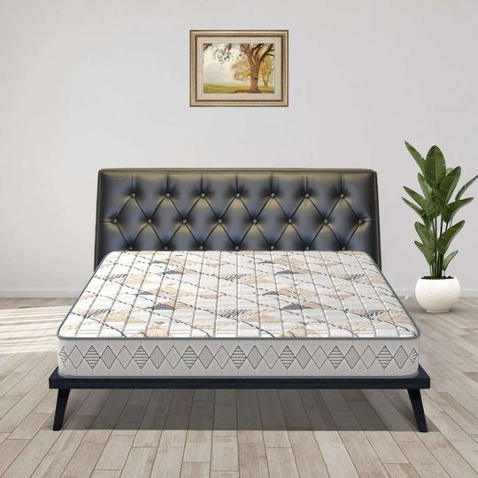 COIRFIT Beetle Plus with 36 YEARS OF TRUST 4 Inch Queen Size Bonded Foam Mattress(75X66 Inches), Double-Sided PU Foam Quilt | Durable & Lightweight |2-Year Warranty