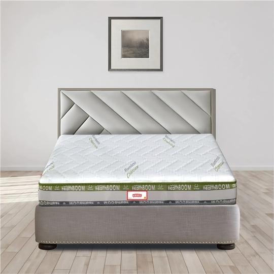 COIRFIT Health Boom Active with SrtX TECHNOLOGY 5 Inch Single Size  Bonded Foam Mattress(75X42 Inches),Memory Foam Quilted, Anti-Allergic & Firm Support |Double Side Quilted, 15-Year Warranty
