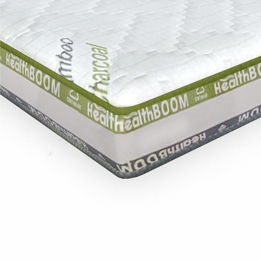 COIRFIT Health Boom Active with SrtX TECHNOLOGY 5 Inch Single Size  Bonded Foam Mattress(75X42 Inches),Memory Foam Quilted, Anti-Allergic & Firm Support |Double Side Quilted, 15-Year Warranty