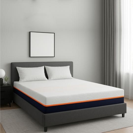 Coirfit HR Luxe With NIVF Technology 6 Inch Single Size Memory Foam Mattress (75X35 Inches), Both Side Quilted, Soft Relax Comfort, with HR Foam Foam| 11-Year Warranty