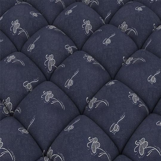 COIRFIT LUXURINO Pillow Top with ISPT Tech. 10 Inch Double Mattress | 7 Years Warranty | Firm Mattress |  Bonnell Spring Mattress (75X48X10 Inches,Double Mattress,Blue)