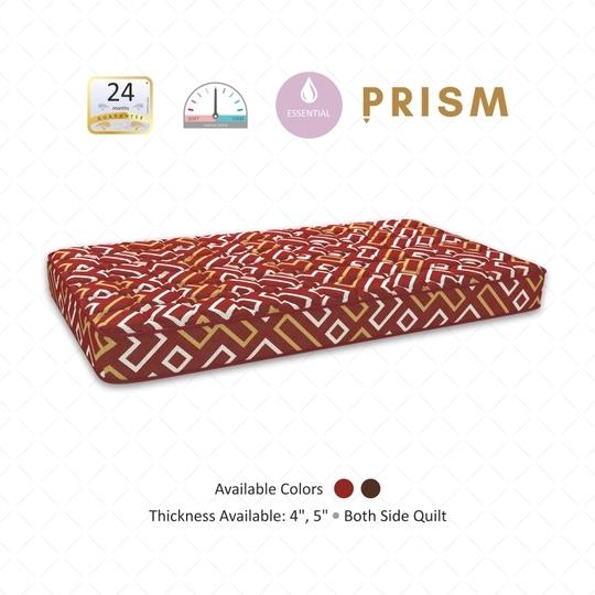 Coirfit Prism Essential With NIVF Technology 4 Inch Single Size High Density (HD) Foam Mattress (78X42 Inches), Soft Relax Mattress | PU Foam with Quilted Fabric | Double-Sided Usable |2-Year Warranty