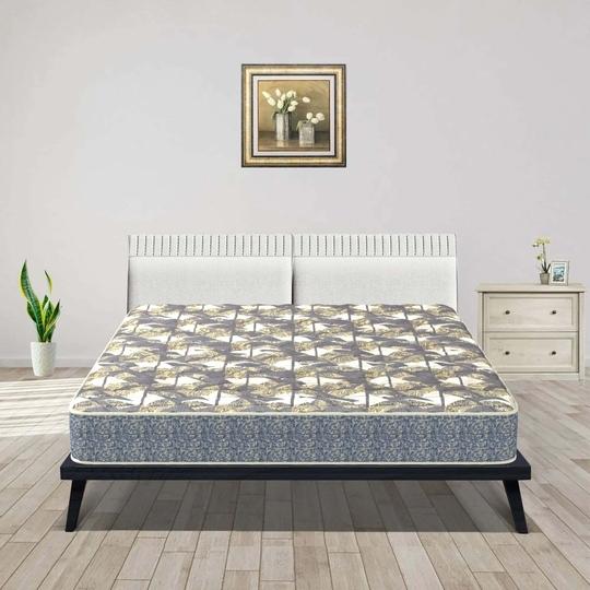 Coirfit Recharge Orthopedic With Rebotech Technology 4.5 Inch Double Size Bonded Foam Mattress (78X48 Inches) Double-Sided Quilted, Premium Knitted Fabric | 5-Year Warranty