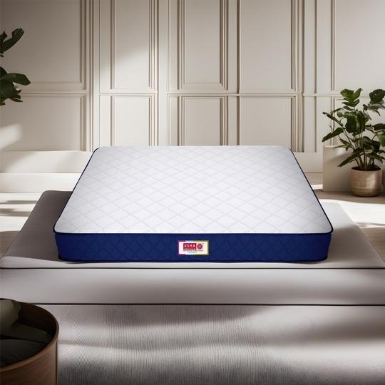 USHA SHRIRAM Back Master with NFF Tech. 3 inch Single Mattress | 2 Years Warranty | Firm Mattress | Bonded Foam
 Mattress (75X42X3 Inches, Single Size Mattress, White)