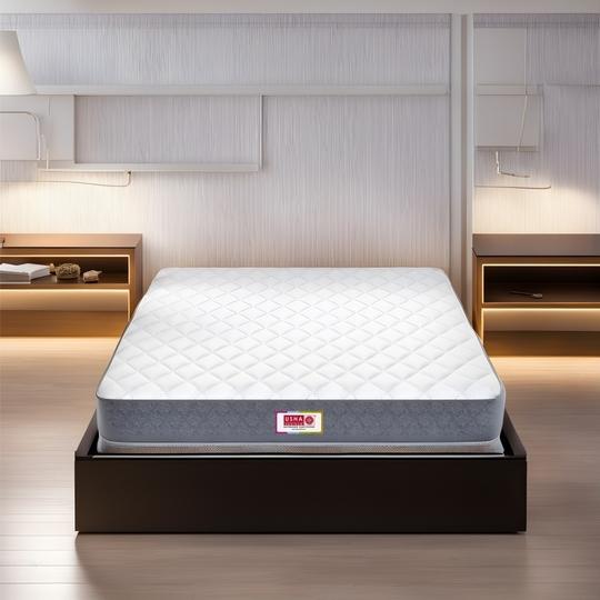 Usha Shriram tru Spring with NPSS Tech. 8 inch King Mattress | 7 Years Warranty | Firm Mattress | Bonnell Spring

 Mattress (78X70X8 Inches, King Size Mattress, Grey)