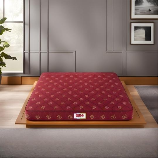 Usha Shriram Resteria Golden Fibre Tech. 8 inch Queen Mattress | 5 Years Warranty | Firm Mattress | Coir Foam

 Mattress (75X66X8 Inches, Queen Size Mattress, Marron)
