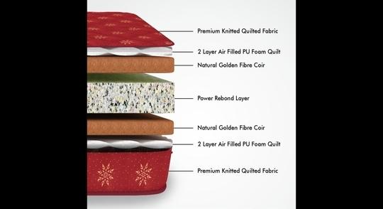Usha Shriram Resteria Golden Fibre Tech. 8 inch Queen Mattress | 5 Years Warranty | Firm Mattress | Coir Foam

 Mattress (75X66X8 Inches, Queen Size Mattress, Marron)
