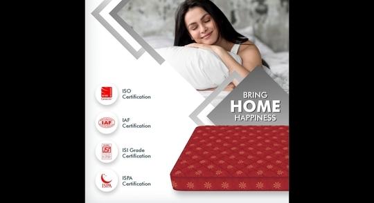 Usha Shriram Resteria Golden Fibre Tech. 8 inch Queen Mattress | 5 Years Warranty | Firm Mattress | Coir Foam

 Mattress (75X66X8 Inches, Queen Size Mattress, Marron)