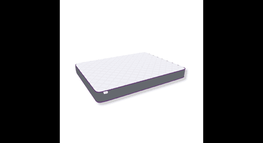 SLEEPSPA Dual Comfort - Hard & Soft- with Comfort Cubes and Rebotech Tech. 5 inch Double Mattress | 7 Years Warranty | High Resilience (HR) Foam Mattress| Dual Comfort Mattress (Double Size Mattress - 78X48X5 inches, Grey)