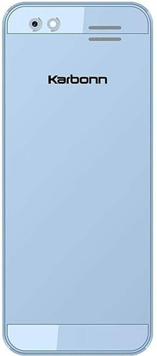 Karbonn K-Phone 1, Dual Sim, White-Blue, Keypad Phone