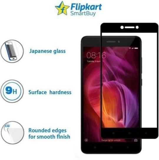 Hot Selling Edge To Edge Tempered Glass for Mi Redmi Note 4  |Pack of 1