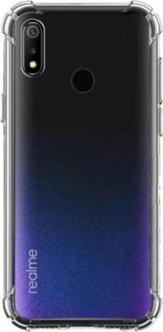 Hot Selling Back Cover for Realme 3i  |Transparent| Grip Case| Silicon| Pack of 1