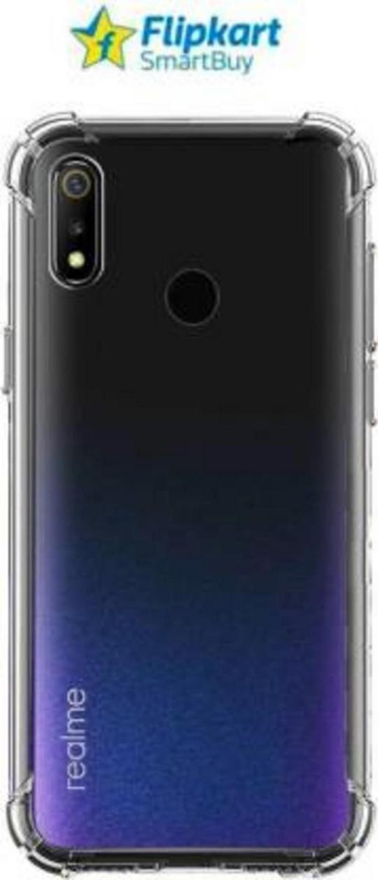 Hot Selling Back Cover for Realme 3i  |Transparent| Grip Case| Silicon| Pack of 1