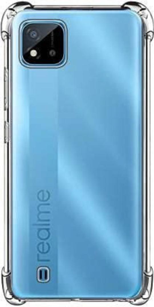 Hot Selling Back Cover for Realme C20 back cover case camera protection  |Transparent| Grip Case| Silicon| Pack of 1