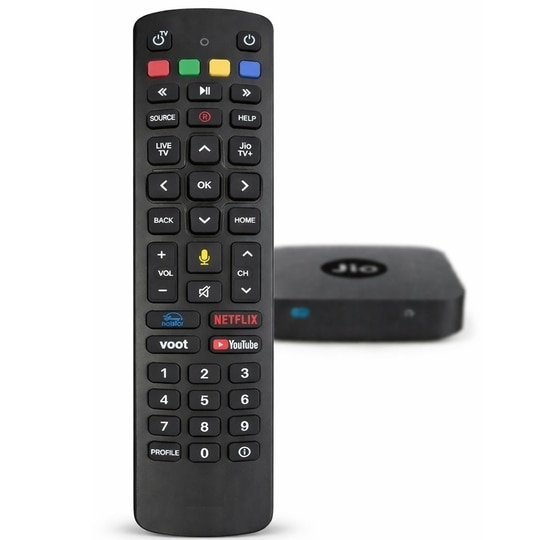 G-WORTH Jio setup box remote - With voice